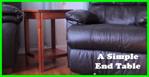 How to build a simple end table