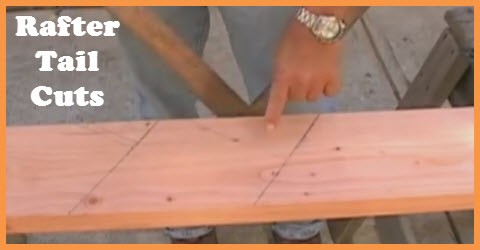 how to make rafter tail cuts