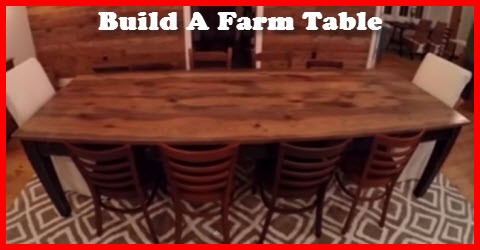 How to build a farm table