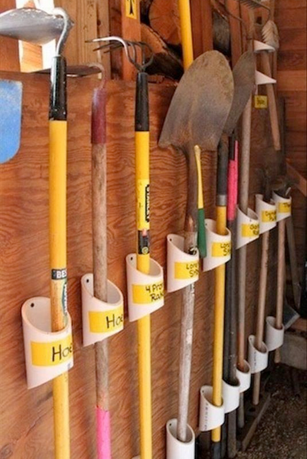 Garden tool rack