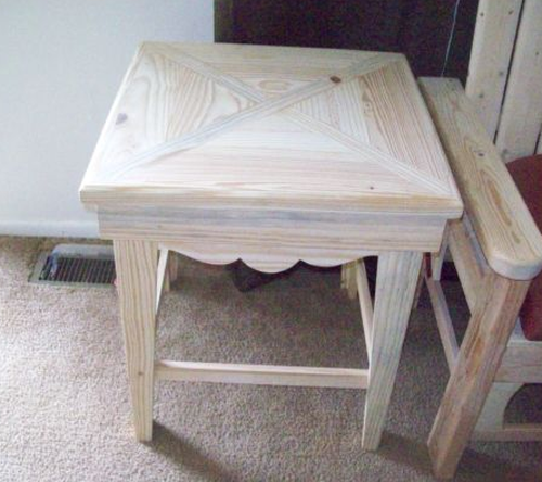 Pallet wood End Table